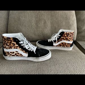 Vans Sk8-Hi leopard sneaker